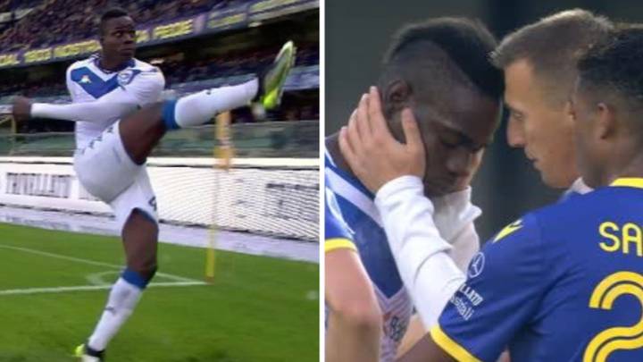 Balotelli sút bóng vào CĐV, bỏ trận đấu vì bị phân biệt chủng tộc