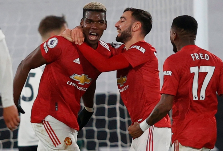 Pogba xuất sắc hơn Bruno Fernandes