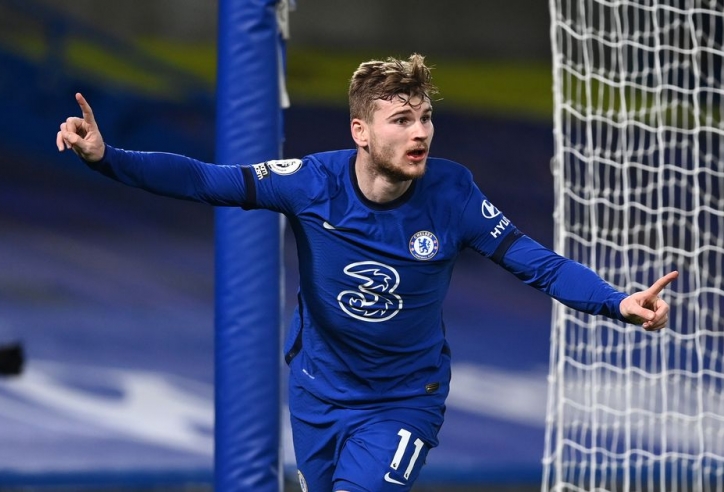 Werner đưa Chelsea vào top 4 Ngoại hạng Anh