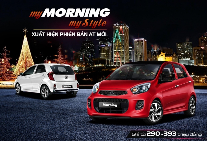 KIA Morning 2019 giá 290 triệu đồng, đối đầu VinFast Fadil