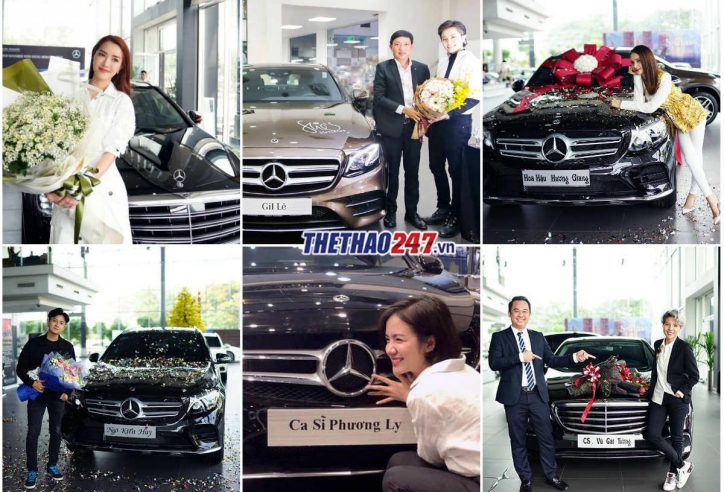 Ca sĩ Việt đua nhau tậu Mercedes-Benz trong năm 2018