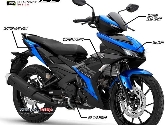 Yamaha Exciter 155 VVA lộ ảnh phác thảo, sắp về Việt Nam?