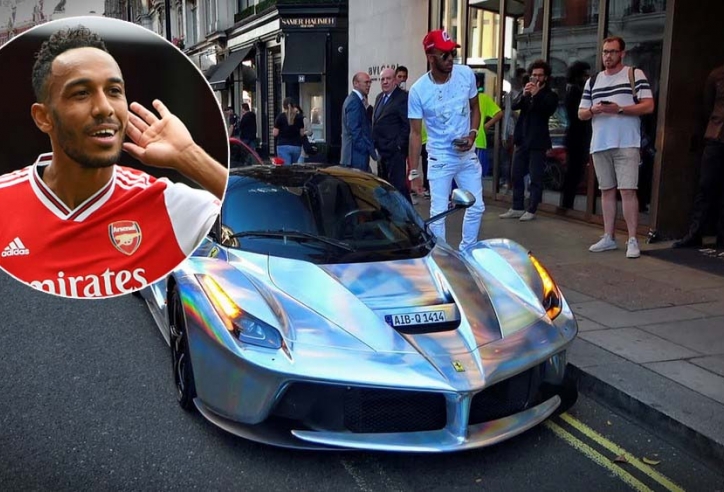 Aubameyang – tiền đạo Arsenal độ Ferrari LaFerrari bị “ném đá” tơi tả