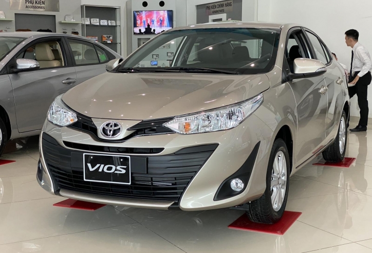 Giá lăn bánh Toyota Vios 2020 giảm mạnh sau khi giảm 50% phí trước bạ