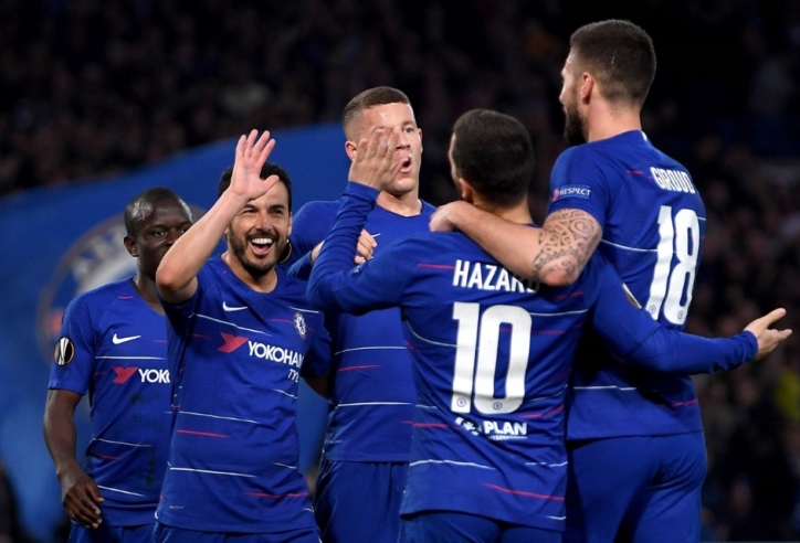 Chelsea vào bán kết Europa League sau cơn mưa bàn thắng