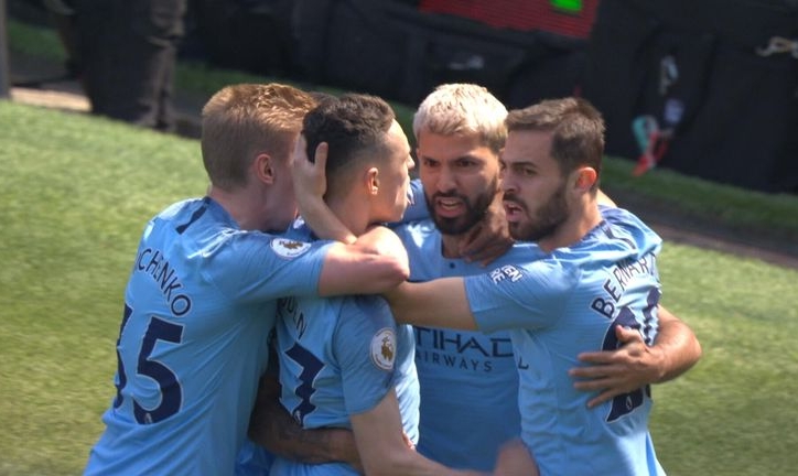 Bảng xếp hạng Ngoại hạng Anh vòng 35: Man City lên top 1