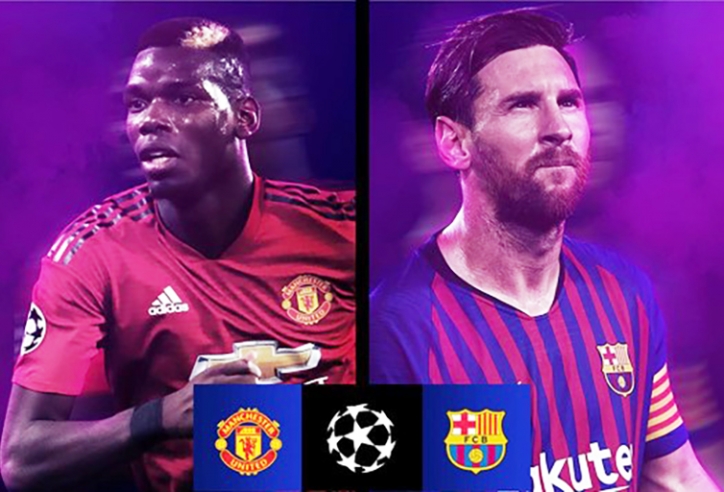 MU gặp Barca tại tứ kết Champions League