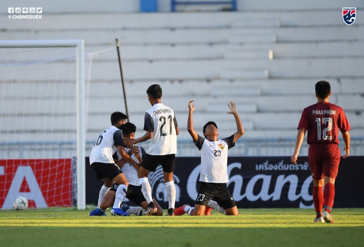 U15 Thái Lan vất vả ngược dòng trước U15 Lào