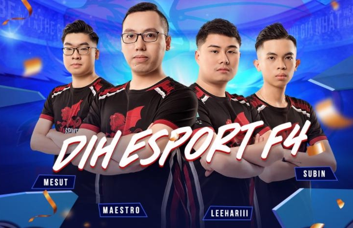 DIH Esport F4 lên ngôi vô địch tại FVNC 2021