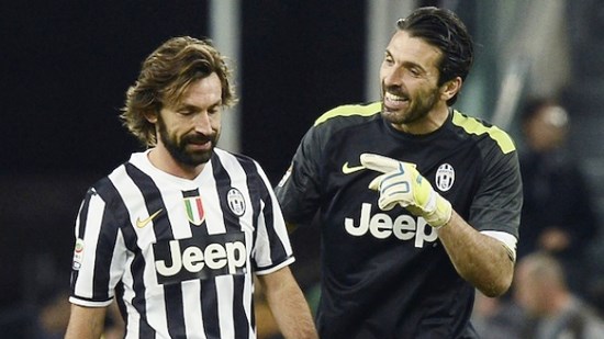 Pirlo hết lời ca tụng Buffon trước thềm Chung kết Cup C1