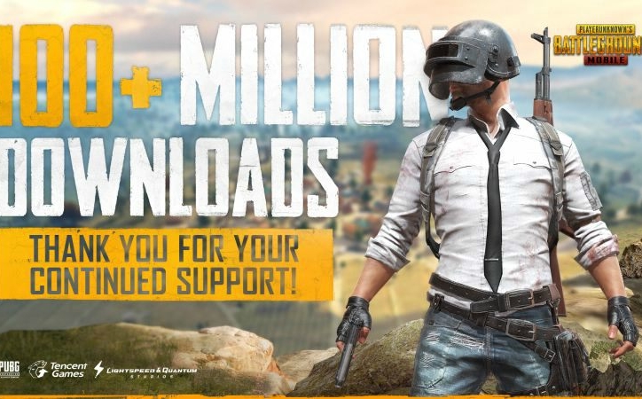 PUBG mobile cán mốc 100 triệu lượt tải trên điện thoại