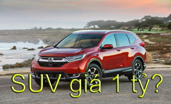 SUV giá 1 tỷ: Chọn Honda CRV, Mazda CX5 hay Mitsubishi Outlander