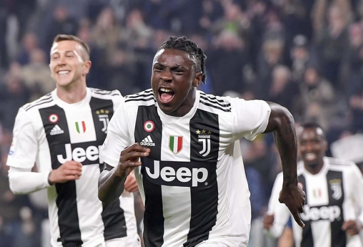 Người hùng Moise Kean cứu Juventus trong ngày vắng Ronaldo