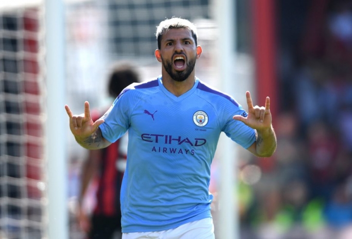 Aguero đi vào lịch sử Premier League sau đại thắng của Man City