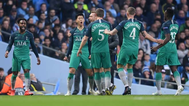 Son Heung-min lập cú đúp đưa Tottenham vào bán kết C1