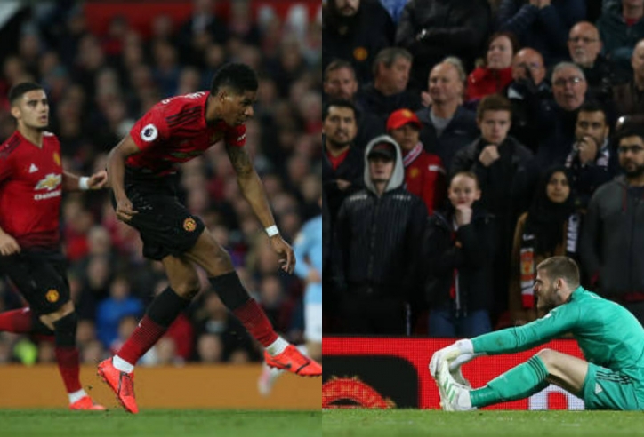 Chấm điểm MU 0-2 Man City: Thất vọng De Gea, điểm sáng Rashford