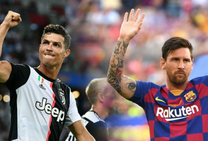 Messi chính thức 'đầu hàng' Ronaldo trong cuộc đua Chiếc giày vàng