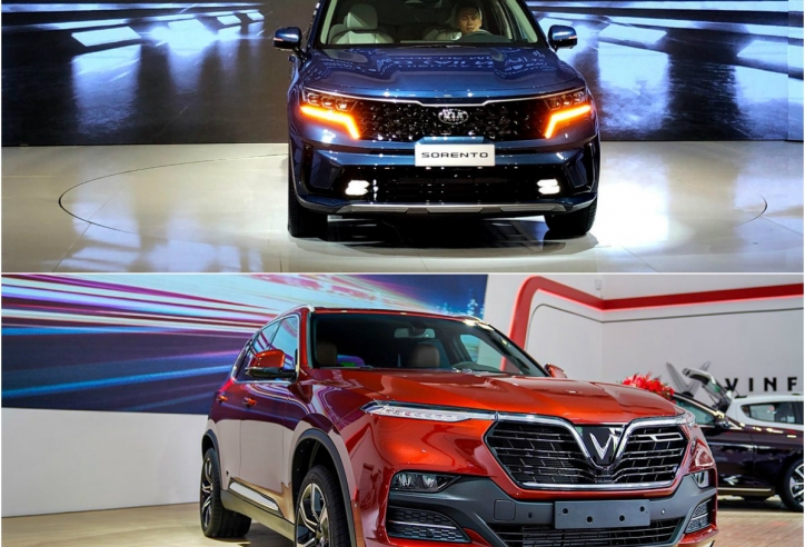 So sánh Sorento 2021 và Lux SA2.0: Mẫu xe Việt có bị đe dọa?