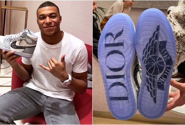 Nike tặng Kylian Mbappe siêu phẩm Air Jordan High OG x Dior