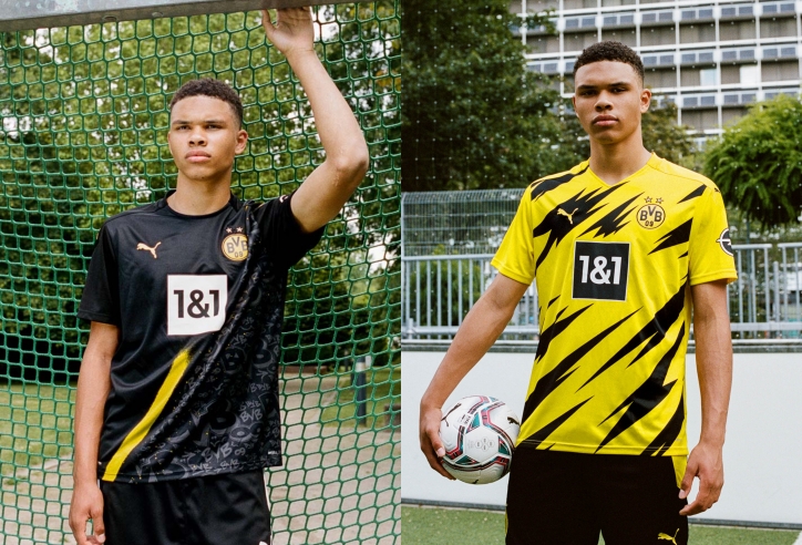 Puma hé lộ áo đấu mùa giải 20/21 của Dortmund