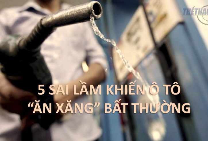 5 sai lầm khiến ô tô 'ăn xăng' bất thường