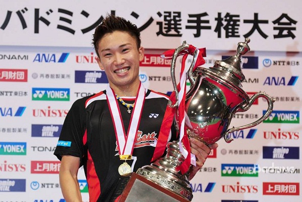 Kento Momota trở lại mạnh mẽ đánh bại 4 hạt giống để vô địch