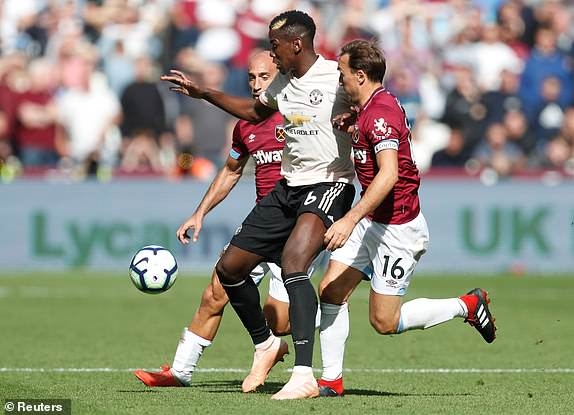 Pogba rệu rã, MU thất bại toàn diện trước West Ham