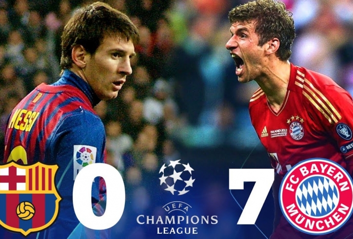 VIDEO: Bayern hủy diệt Barca bằng 7 bàn không gỡ