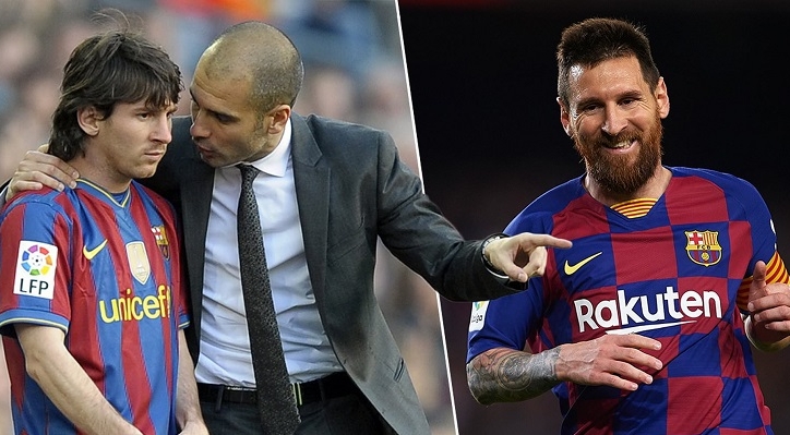 Messi nói chuyện với Pep để đến Man City?