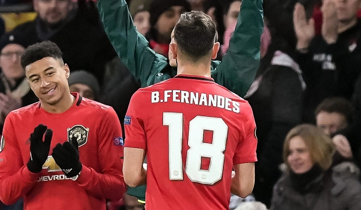 Solskjaer cân nhắc giữa Lingard và Bruno Fernandes