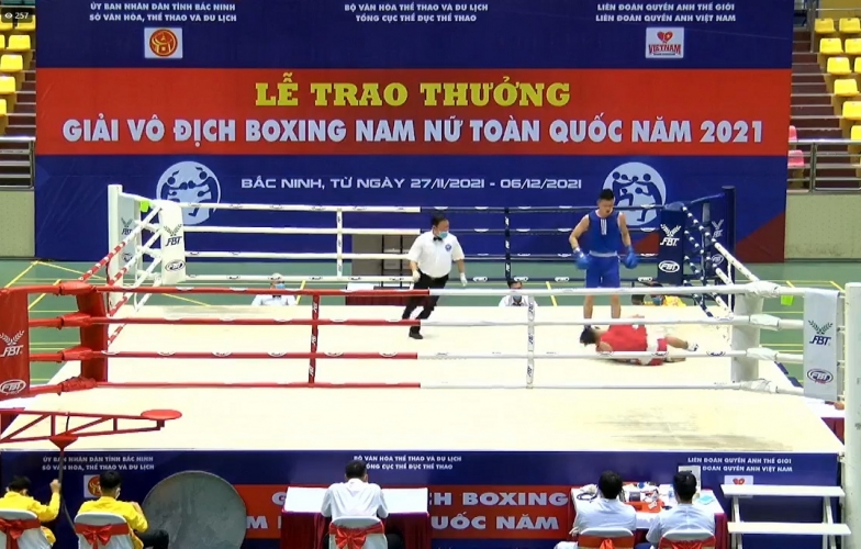 Chiến thắng Knock out đầu tiên tại Giải Vô địch Boxing Nam nữ Toàn quốc 2021