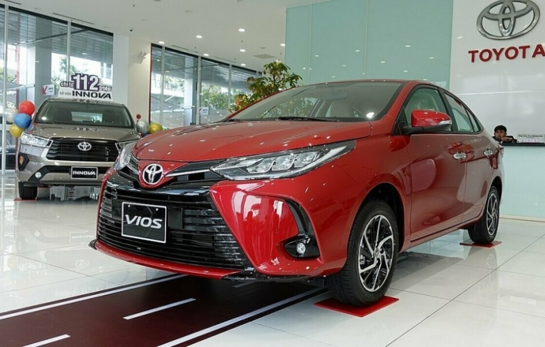 Giá lăn bánh Toyota Vios 2021 sau khi được hỗ trợ lệ phí trước bạ