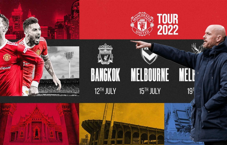 Lịch thi đấu Man Utd giao hữu hè 2022 [MỚI NHẤT]