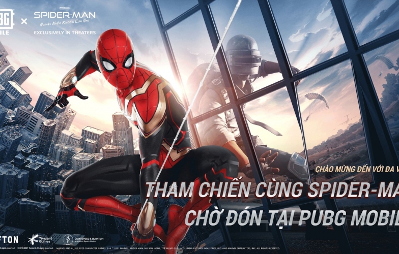 PUBG Mobile sẽ là nhà mới của 'nhện nhọ' hậu Spider-man: No Way Home?