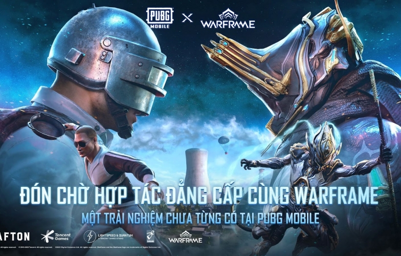 PUBG Mobile chơi lớn, 'bắt tay' với Warframe trong phiên bản 1.9