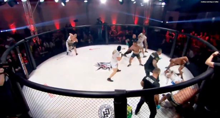 Trận MMA khốc liệt nhất hành tinh: 5 đấu 5, thi đấu đến bất tỉnh