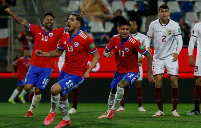 Chile thắng trận thứ hai liên tiếp tại Vòng loại World Cup 2022