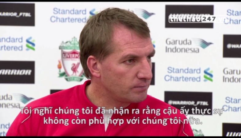 VIDEO: HLV Brendan Rodgers thừa nhận Balotelli đang là ''người thừa'' tại Anfield