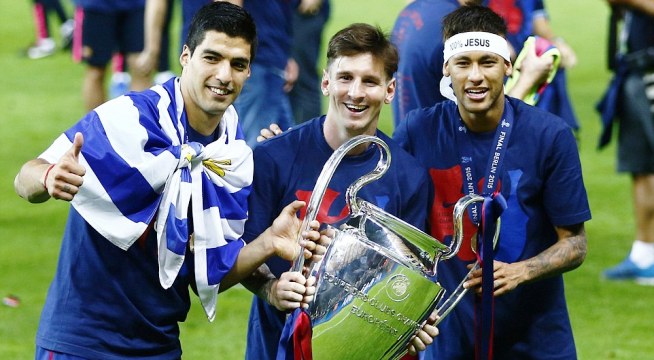 Vua phá lưới Champions League: Neymar, Messi, Ronaldo cùng giành giải