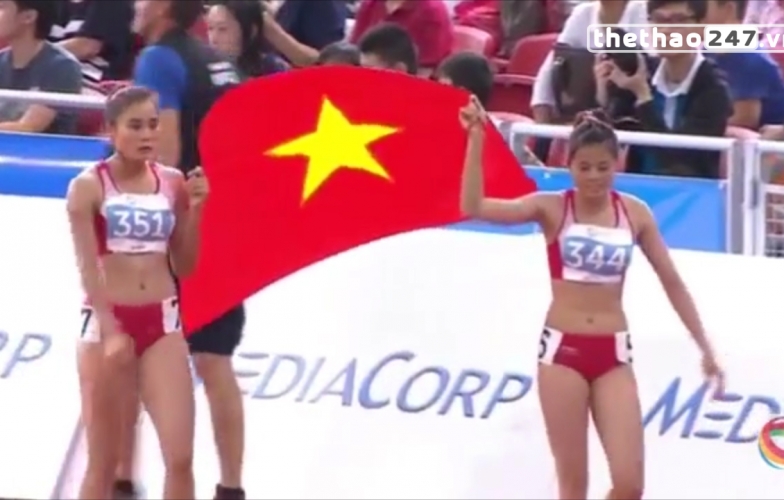 Video SEA Games 28: Chung kết chạy 400m nữ - Nguyễn Thị Huyền/Quách Thị Lan