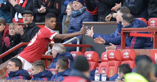 HLV Van Gaal ca ngợi hết lời Rashford sau trận thắng Arsenal