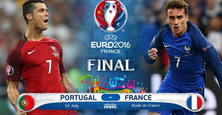 Xem trực tiếp Chung kết EURO 2016 ở đâu?