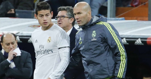 HLV Zidane ra tối hậu thư cho James Rodriguez