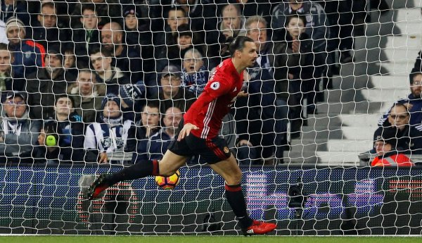 Ibrahimovic mở tỷ số cho MU ngay phút thứ 5 vs West Brom