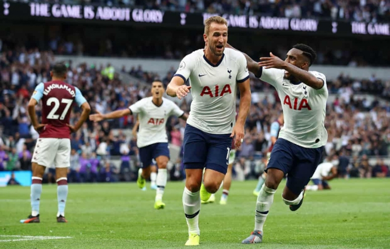 Kane tỏa sáng, Tottenham ngược dòng đánh bại Aston Villa