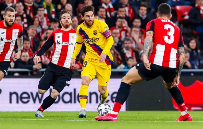 HLV Barca hài lòng dù bị Bilbao loại khỏi giải