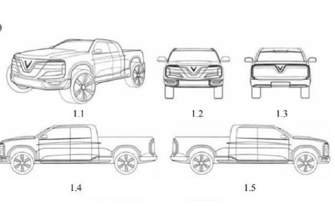 11 bản vẽ thiết kế xe VinFast mới được đăng ký bảo hộ