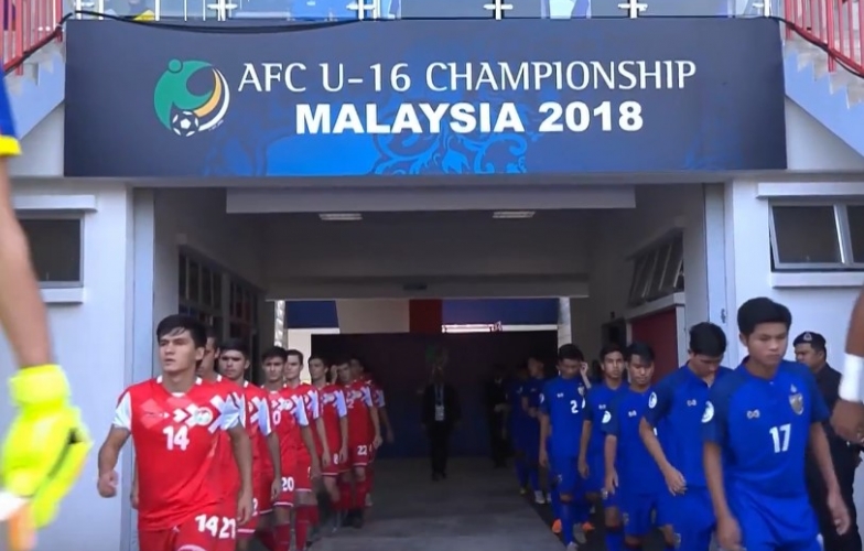 VIDEO bàn thắng U16 Thái Lan 1-2 Tajikistan (U16 Châu Á)