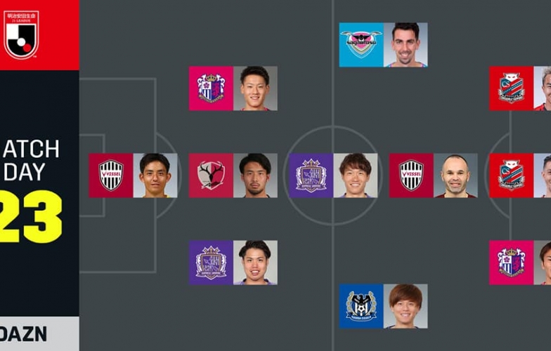 Chanathip and Iniesta feature in J-League round 23 best XI