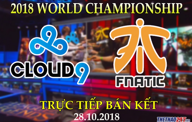 Cloud9 vs Fnatic ván 1: Không có phép màu nào dành cho Cloud 9